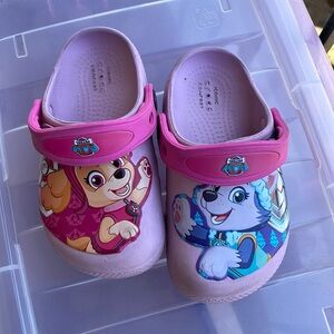 Paw patrol crocs size 9